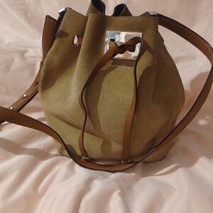 Vintage Michael Kors Tan Suede Bucket Bag  Collection